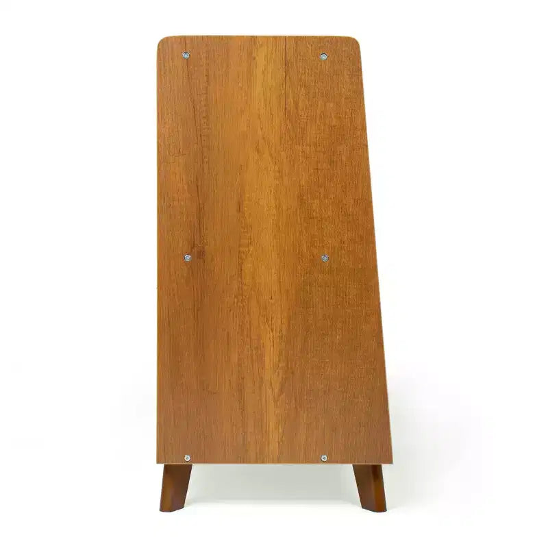 Mid-Century 2 Shelf Kids' Bookcase Wood/White