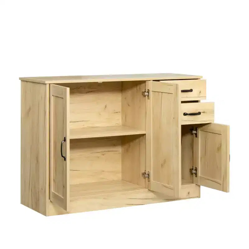 3 Doors Modern Wood Buffet Sideboard, Entryway Serving Storage Cabinet, Dining Room Console