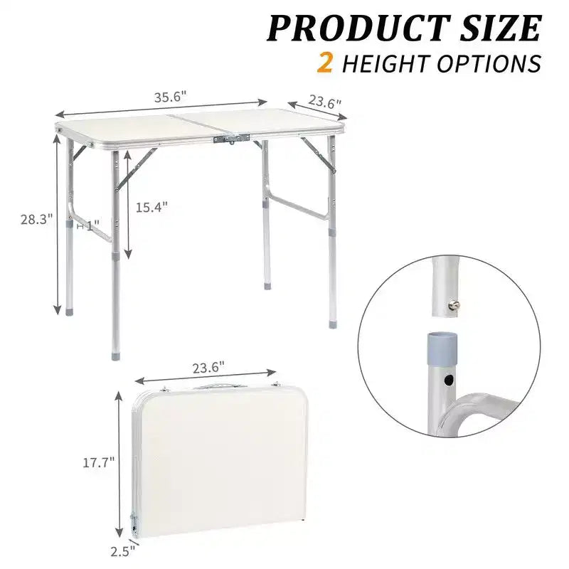 Rectangular Portable Folding Table