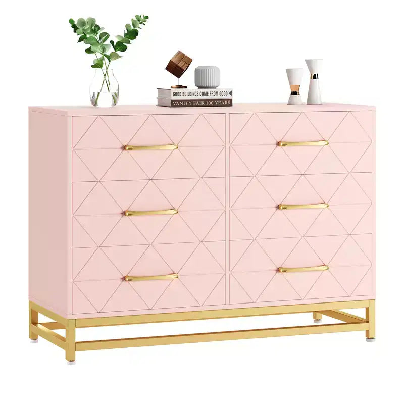 6 Drawers Storage Dresser for Bedroom, Living Room, Hallway
