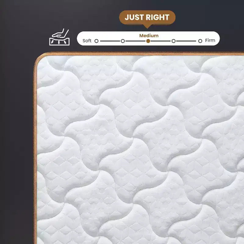 10 King Plush Hybrid Mattresses with Independently Encased Coils and Gel Memory Foam Fiberglass-Free
