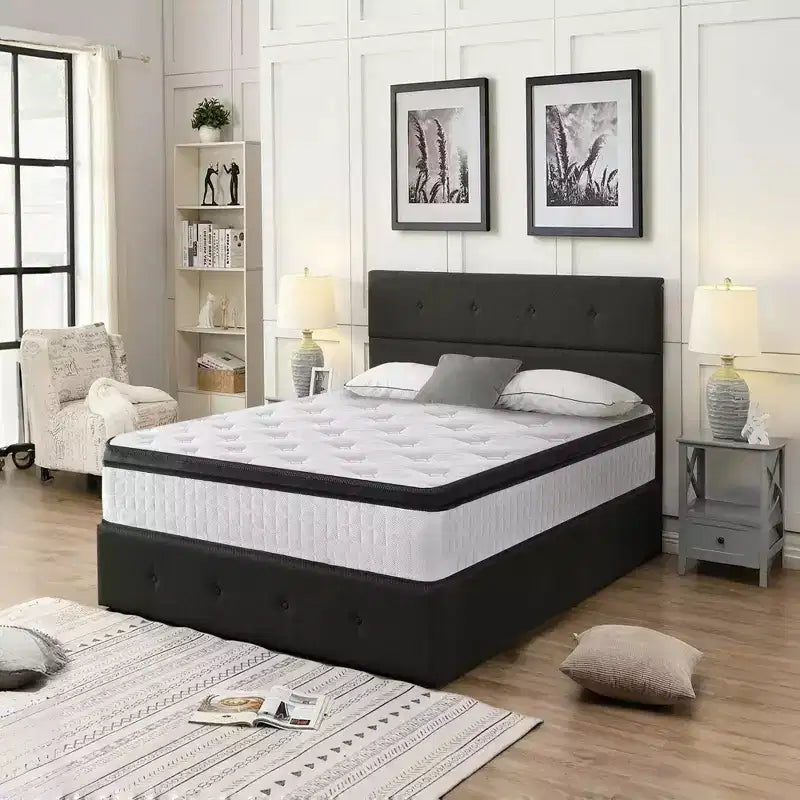 Modern 12 Breathable Cool Cover and Memory Foam Hybrid Mattress