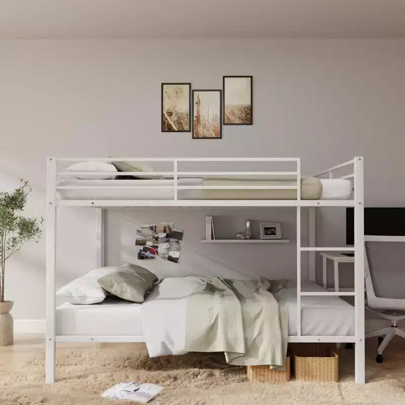 Full Over Full Bunk Bed with Ladder
