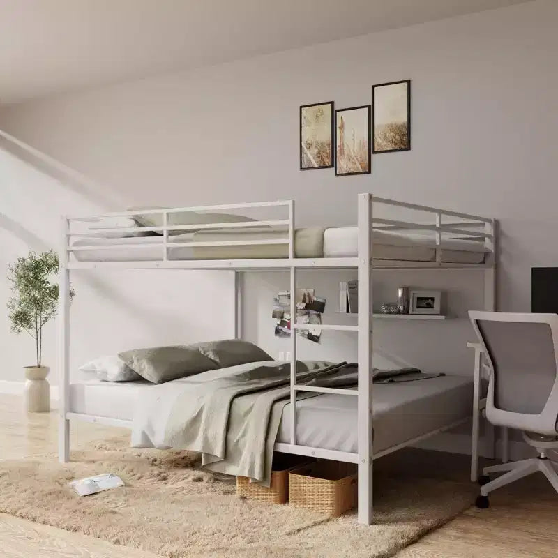 Full Over Full Bunk Bed with Ladder