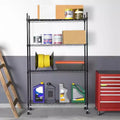 4-Tier Adjustable Heavy Duty Steel Wire Shelving Unit, Rust-Resistant Organizer for Kitchen, Garage, Pantry, 36 L x 14 W x 54 H