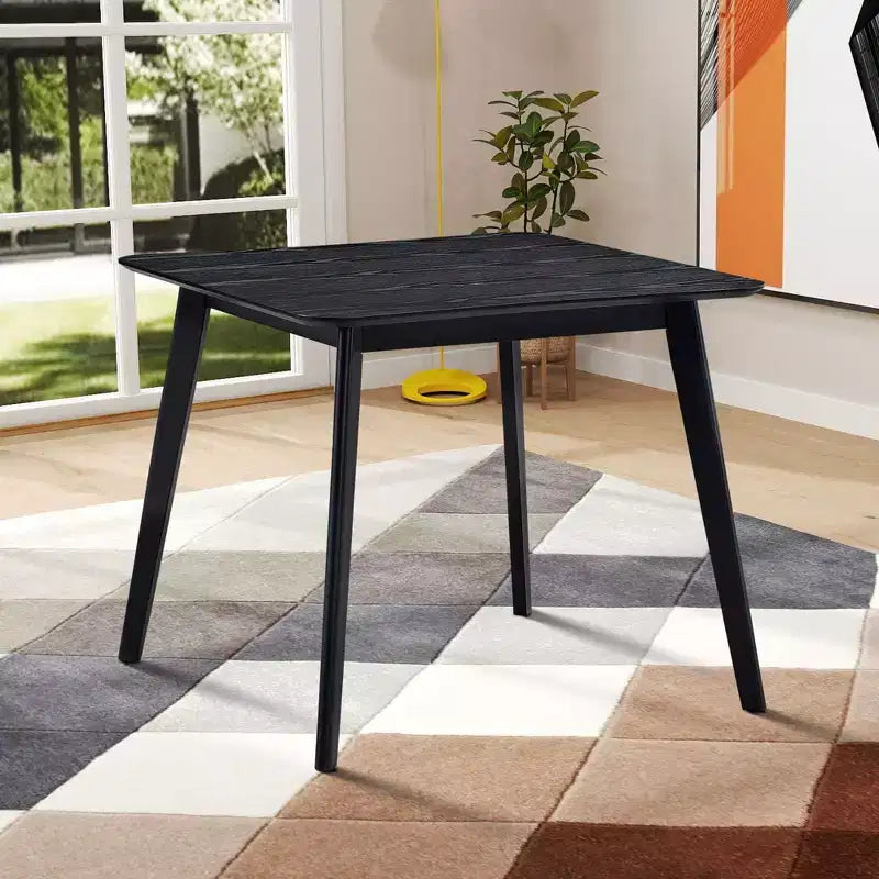 Square Wooden Dining Table for 4 Kitchen Table Dining Table for Dining Room, Restaurant, Living Room