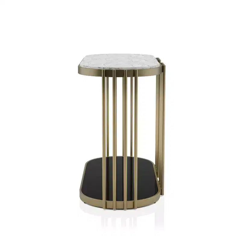 Entryway Table Antique Brass