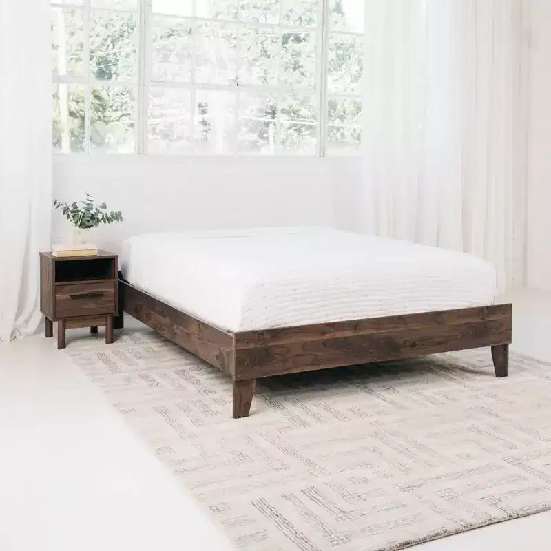 Platform Bed Mocha