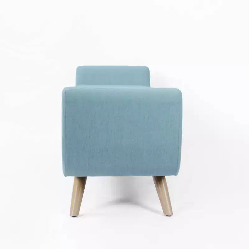 Modern Storage Bench with Wood Legs