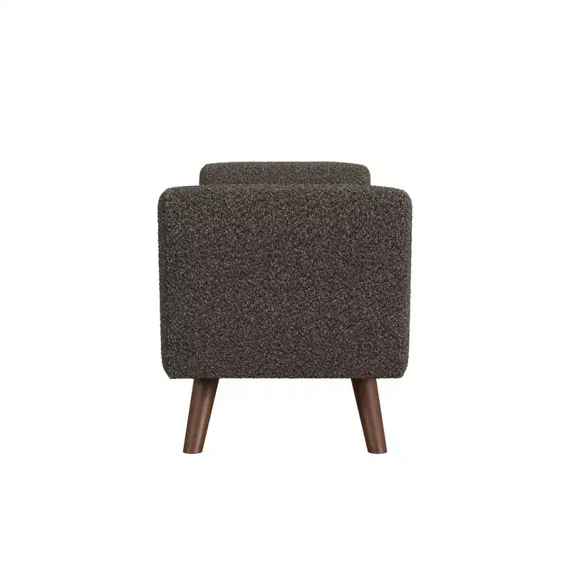 Modern Storage Bench with Wood Legs