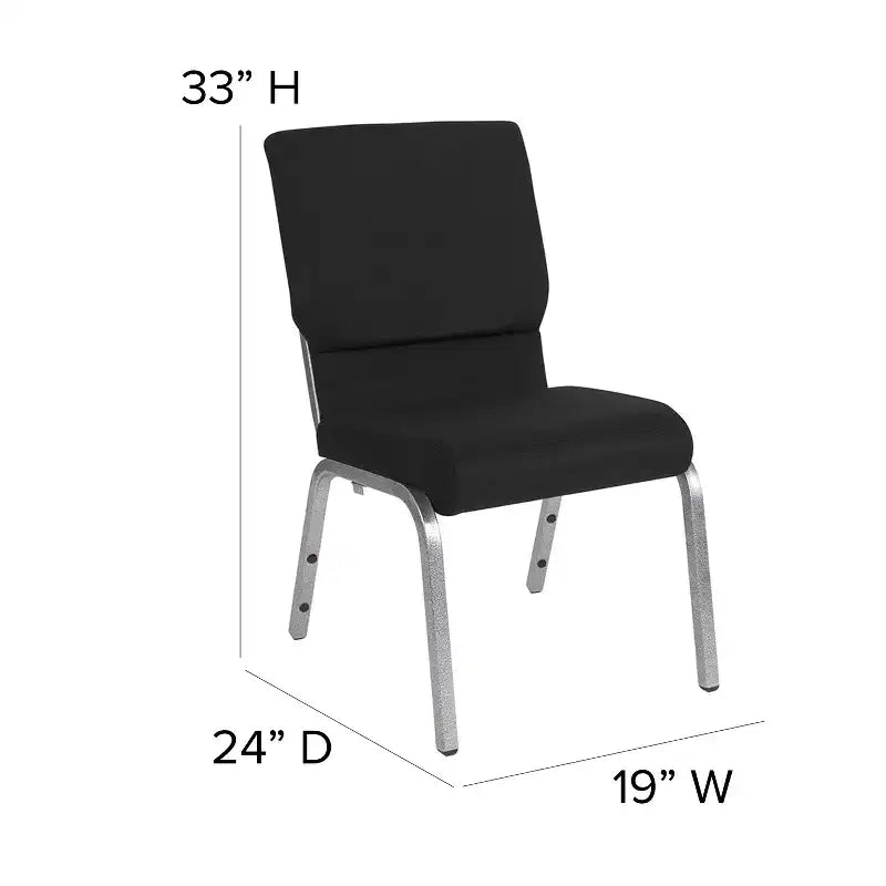Pack 18.5''W Stacking Church Chair
