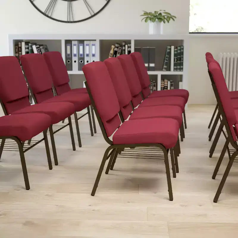 Pack 18.5''W Stacking Church Chair