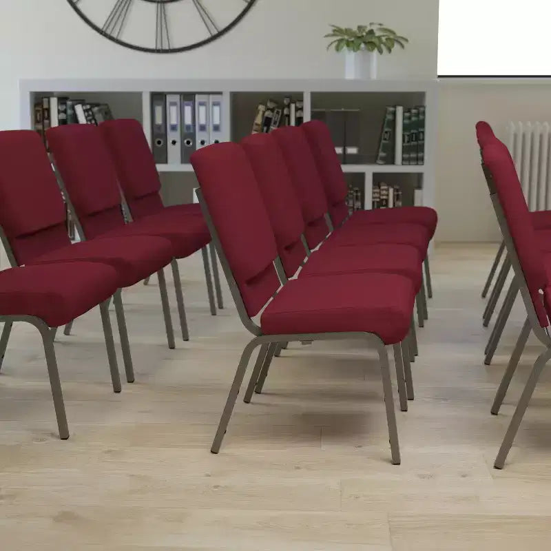 Pack 18.5''W Stacking Church Chair