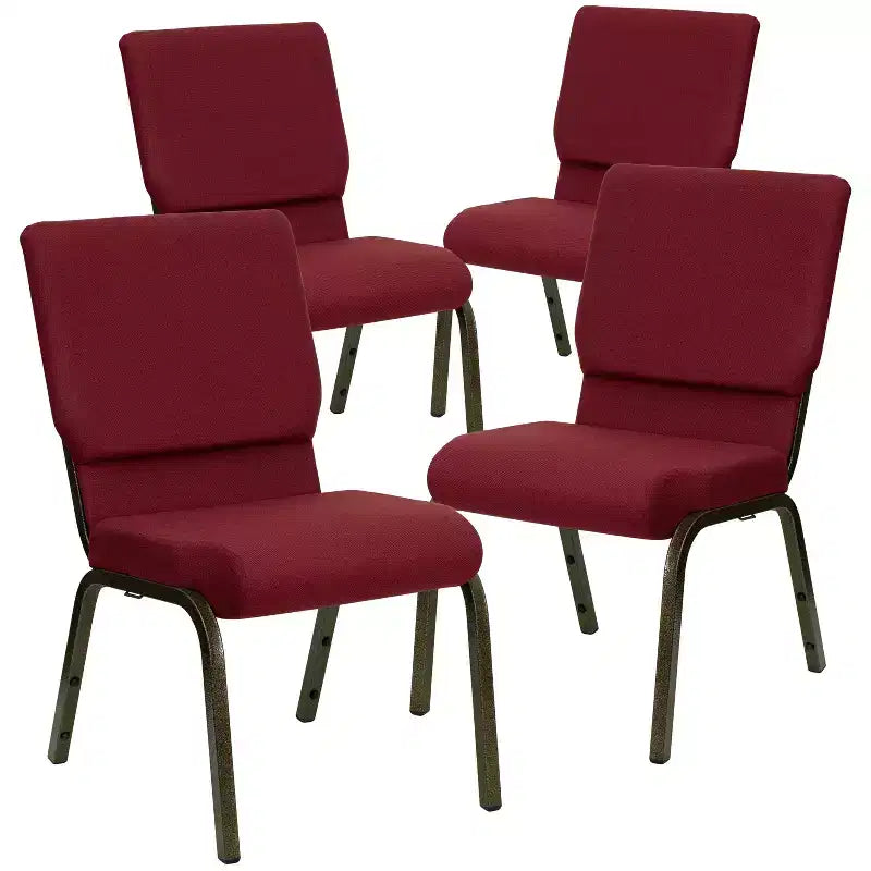 Pack 18.5''W Stacking Church Chair