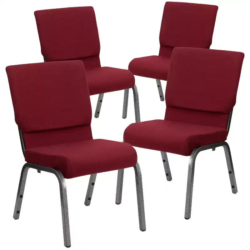 Pack 18.5''W Stacking Church Chair