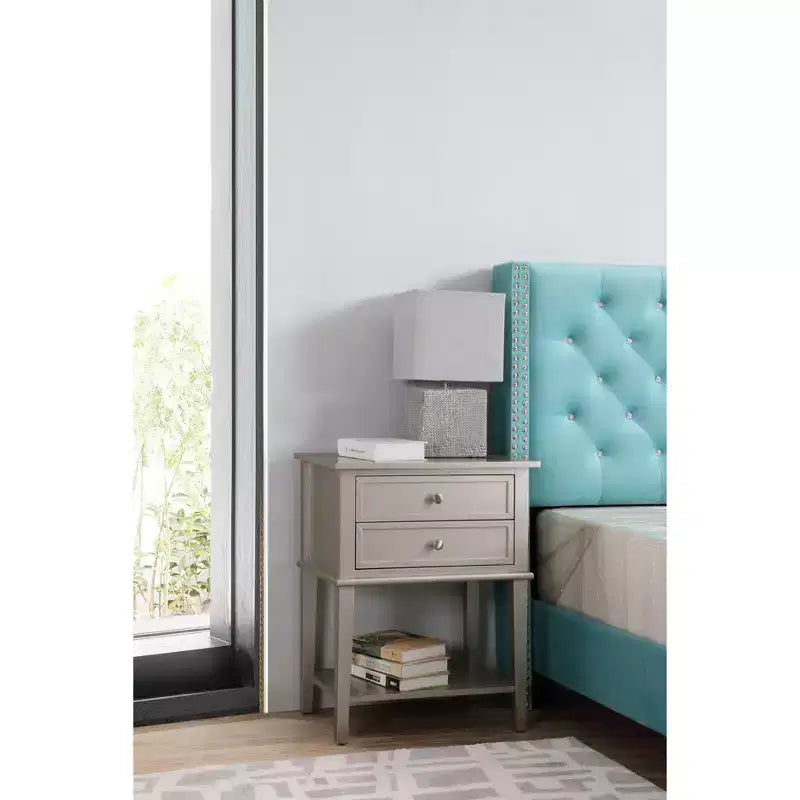 2-Drawer Nightstand (28 in. H x 22 in. W x 16 in. D)