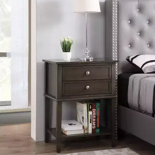 2-Drawer Nightstand (28 in. H x 22 in. W x 16 in. D)