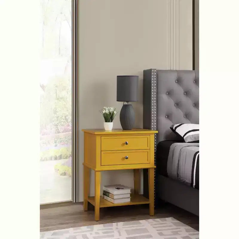 2-Drawer Nightstand (28 in. H x 22 in. W x 16 in. D)